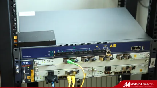 Puertos 8pon Epon Olt, interfaz óptica 4ge, enlace ascendente de 4*10 GB, compatible con Huawei/Zte /Fiberhome ONU